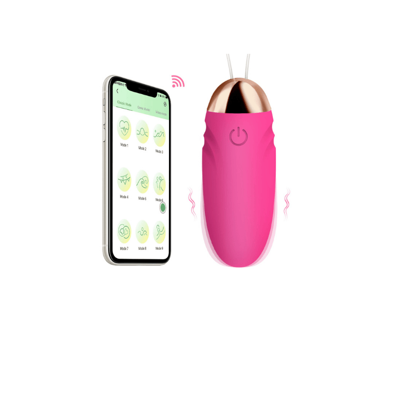 Item F92974 App-Controlled Smart Egg – Waterproof Bluetooth 9-Speed Vibrator for B2B Bulk Orders, OEM/ODM Adult Toy Solutions