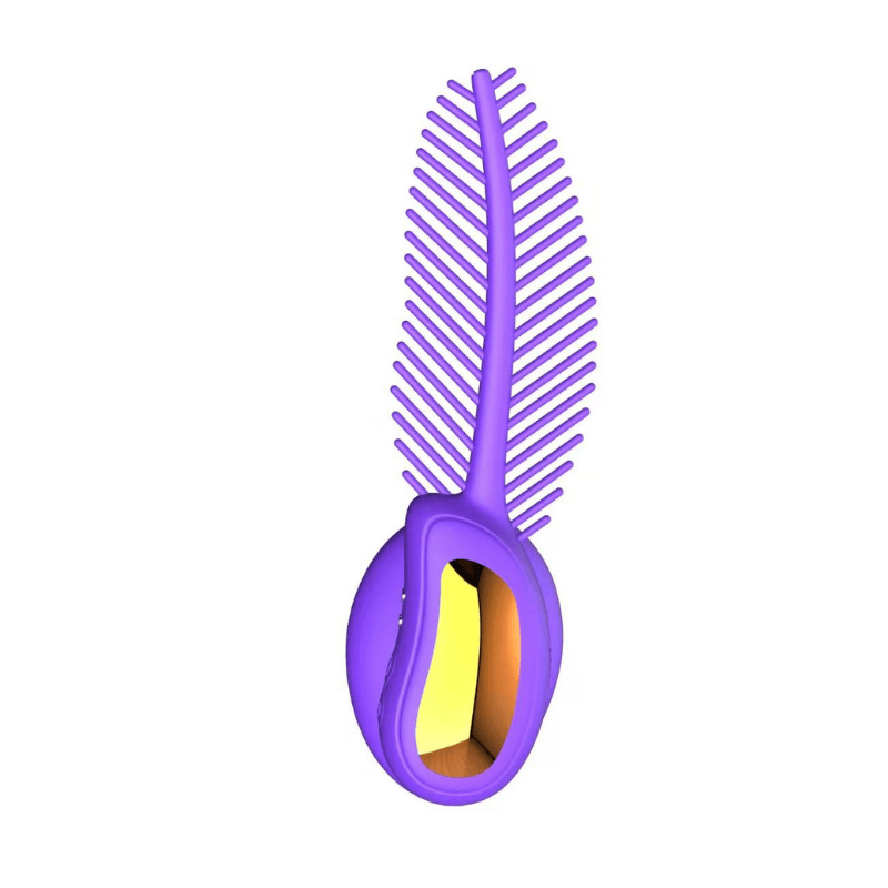 Item F93013 Wholesale Wearable Tickler Vibrator – 9 Modes & Rechargeable 600mAh. Silicone-ABS Design for Retailers & Distributors